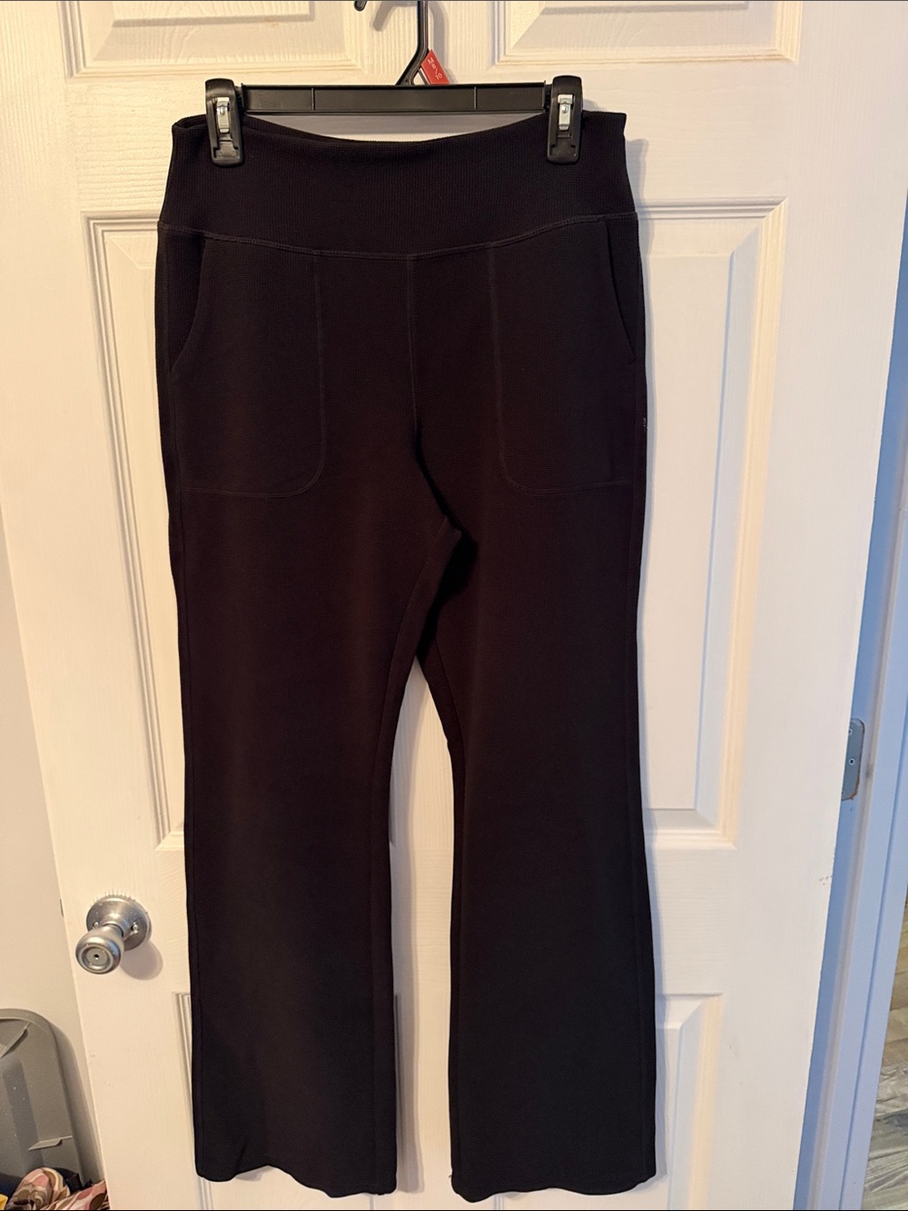 Calvin Klein Black Boot-Cut Pull-On Pants